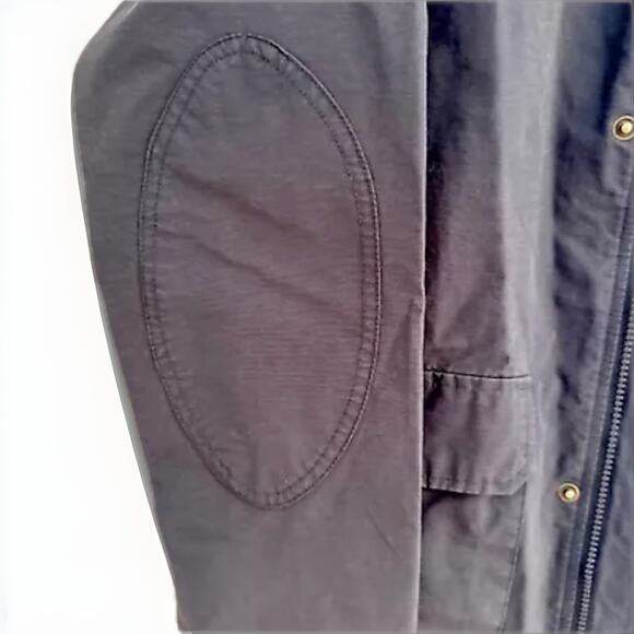 Original Penguin by Munsingwear Rain Coat M Navy Hooded Jacket Cotton Blend - Picture 12 of 12